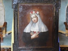 "Santa Rosa da Viterbo", un nuovo dipinto del 1600 raffigurante la santa bambina